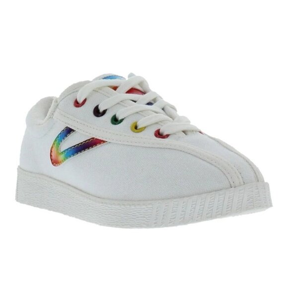 Tretorn Little Nylite Girls' Sneakers Rainbow Size 1 - Picture 1 of 8